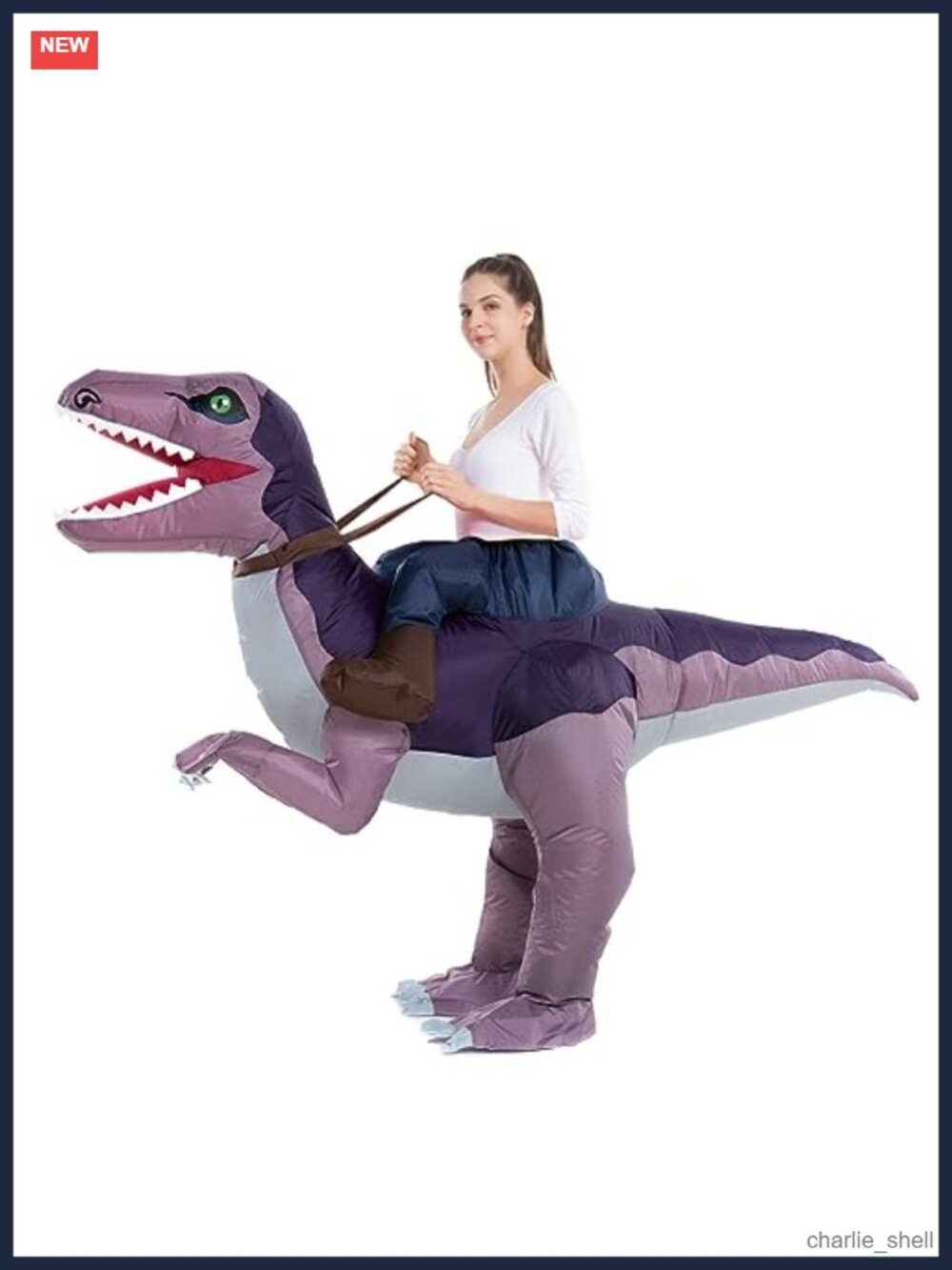 Inflatable Dinosaur Costume, Ride On Cosplay Adult Party Suit